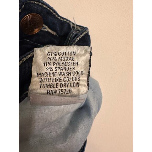 Daytrip Lynx Dark Wash Skinny Jeans Size 25S Women's Denim Stretch - Picture 4 of 5